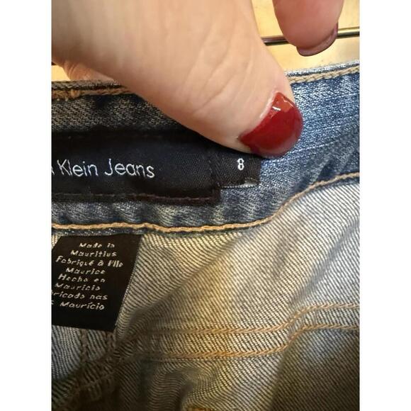 Calvin Klein Jeans Size 8 Womens Ultimate Boot Cut Medium Wash Denim Blue - Picture 4 of 7
